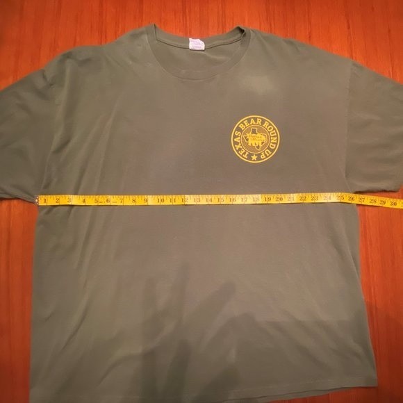 Texas Bear Round Up - TBRU - Gay T-Shirt Green 3XL - Picture 3 of 6